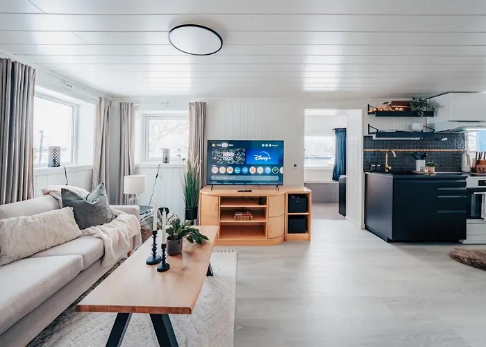 Sea & Aurora Views, New 1br Near Segla-hesten *